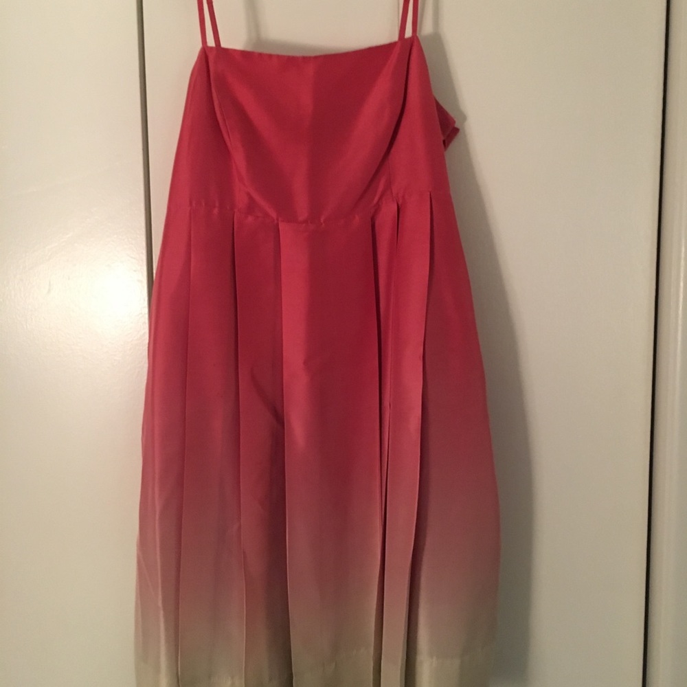 Ombré silk sundress